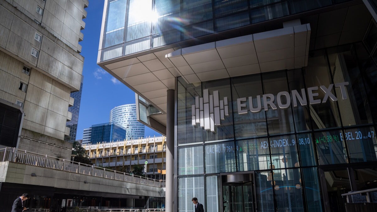 Τα κεντρικά γραφεία του χρηματιστηρίου Euronext στο Παρίσι