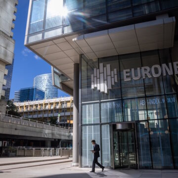Τα κεντρικά γραφεία του χρηματιστηρίου Euronext στο Παρίσι