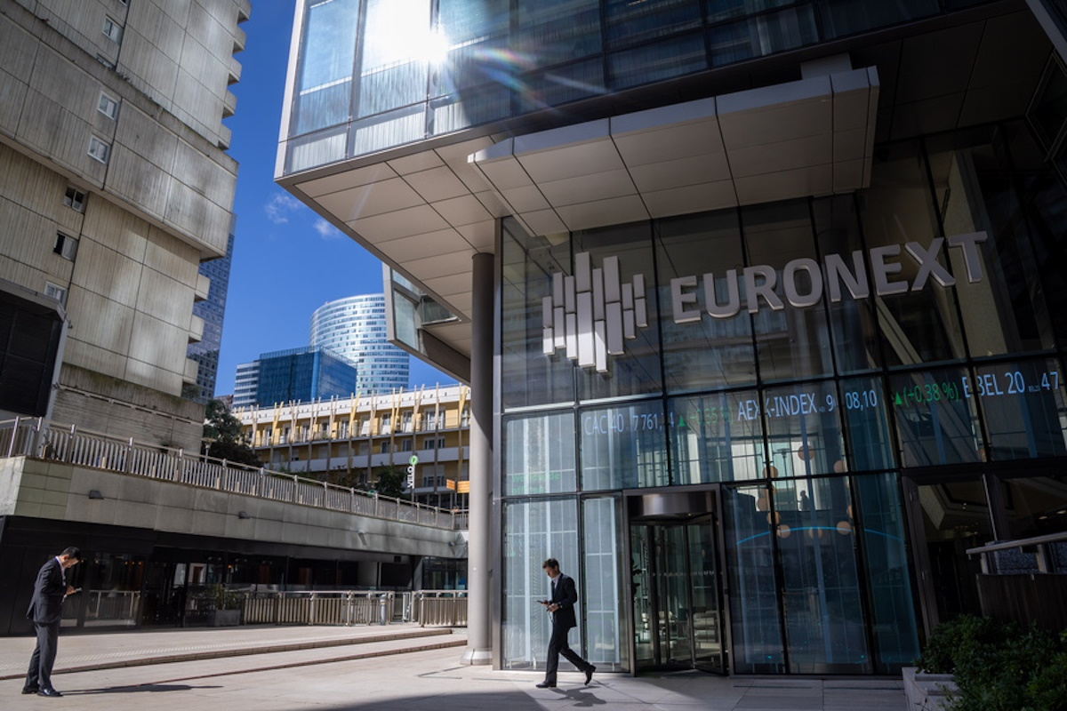 Τα κεντρικά γραφεία του χρηματιστηρίου Euronext στο Παρίσι