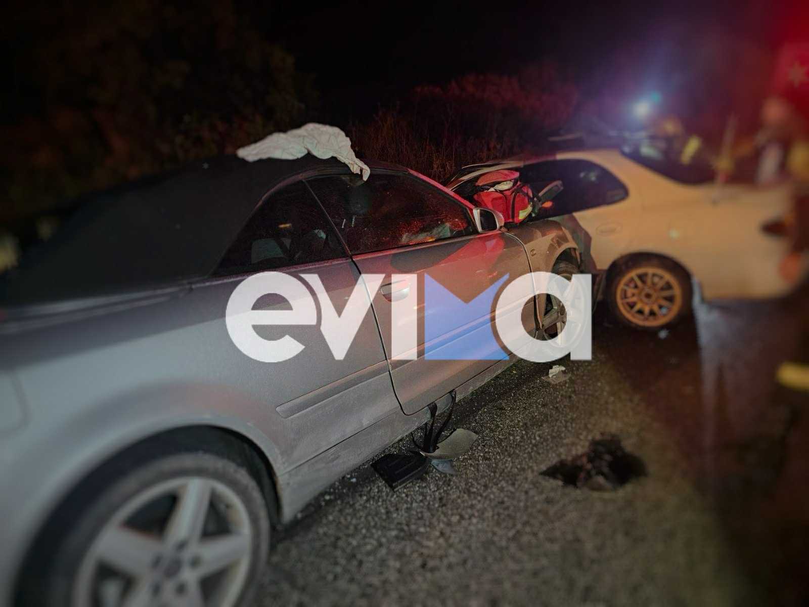 Τροχαίο δυστύχημα στην Εύβοια