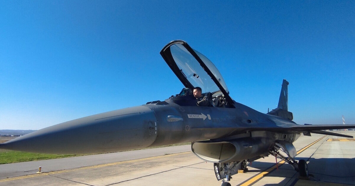 October 28: “We continue to protect the sky of the motherland”, the message of the pilot of the F-16