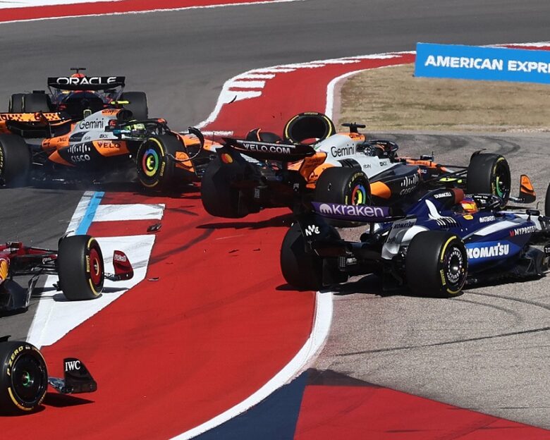 Formula 1: Πώς συγκρούστηκαν οι δύο McLaren μεταξύ τους στην εκκίνηση του Sprint στο Τέξας