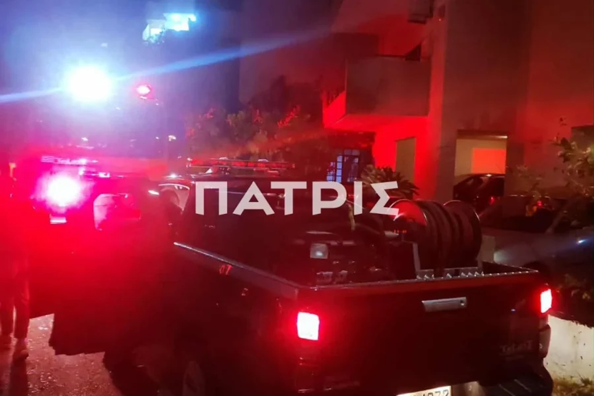 Ηράκλειο: Τραγωδία με δύο νεκρούς από φωτιά σε σπίτι