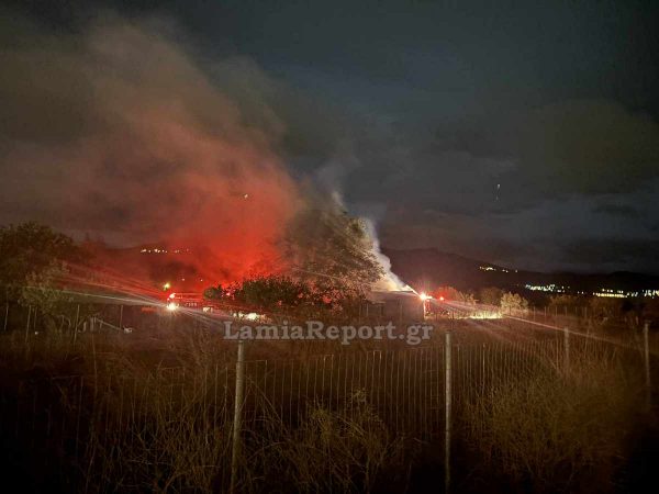 Fire in warehouse in Makrakomi