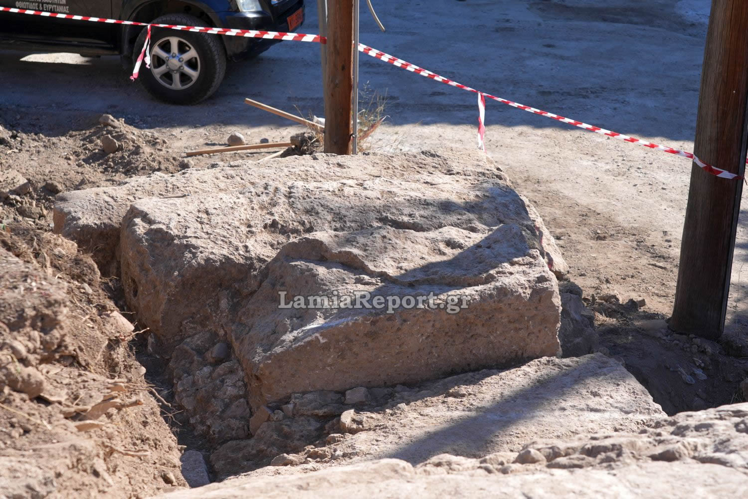 Νέα αρχαιολογικά ευρήματα στον Αχινό αποκάλυψαν τα δημοτικά έργα