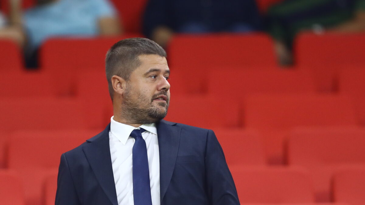 Ο Μάκης Γκαγκάτσης σε αγώνα της Εθνικής Ελλάδας (ΜΑΡΚΟΣ ΧΟΥΖΟΥΡΗΣ