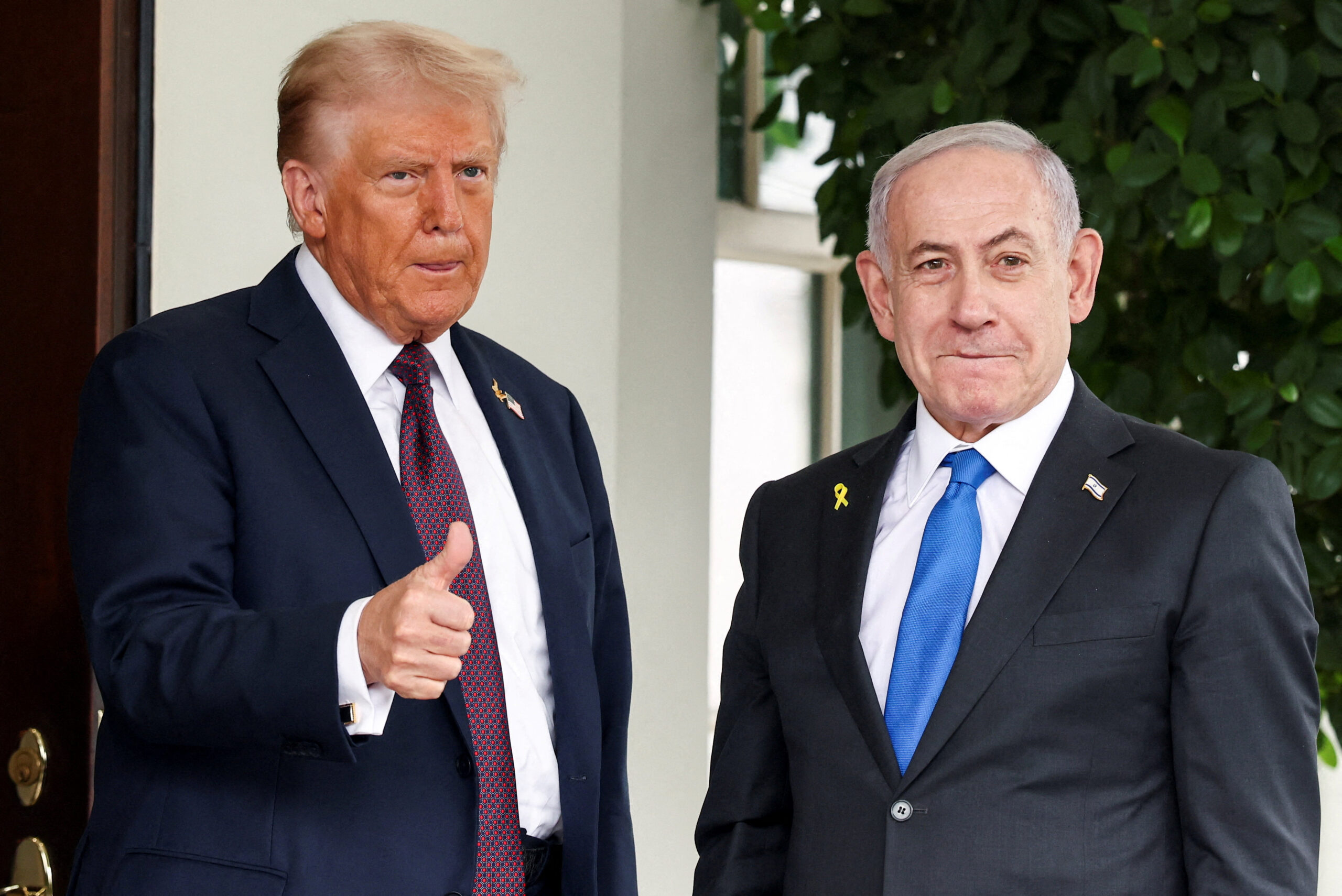 US President Donald Trump and Israeli Prime Minister Benjamin Netanyahu