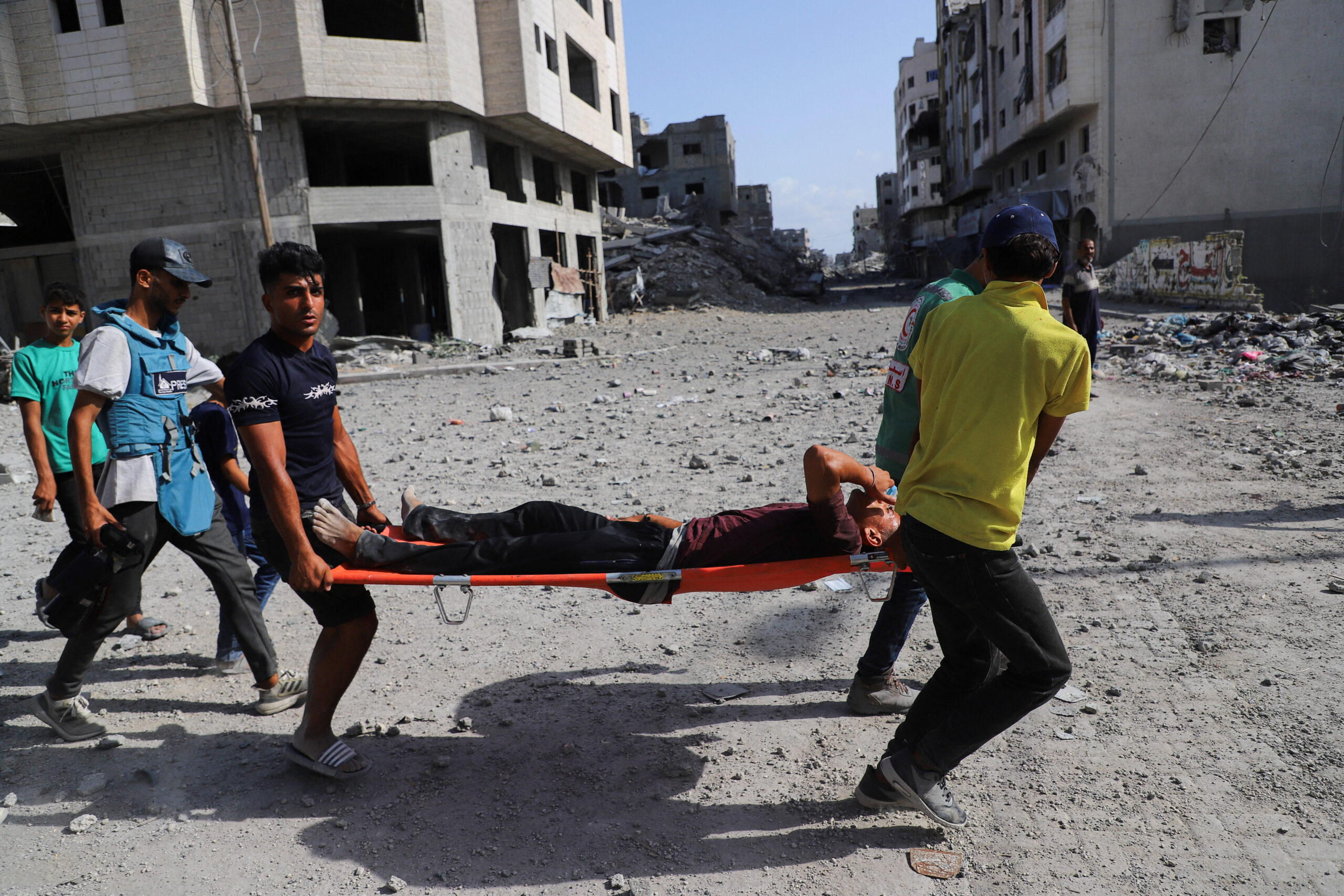 Palestinians in Gaza