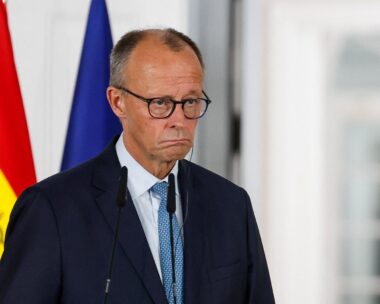 Ο Γερμανός καγκελάριος Φρίντριχ Μερτς