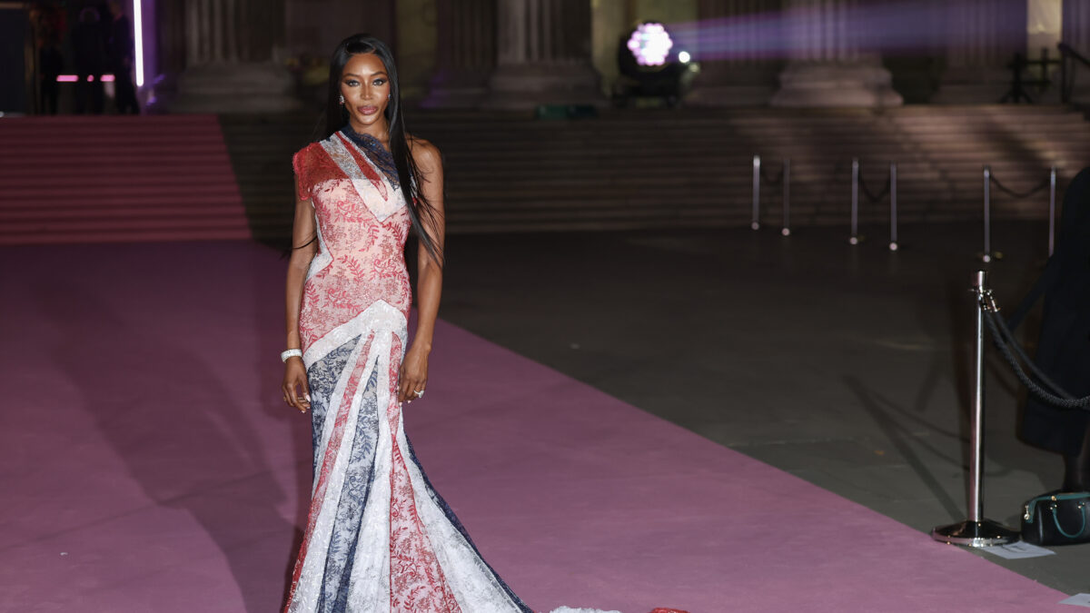 LONDON, ENGLAND - OCTOBER 18: Naomi Campbell attends the inaugural British Museum Ball at The British Museum on October 18, 2025 in London, England.