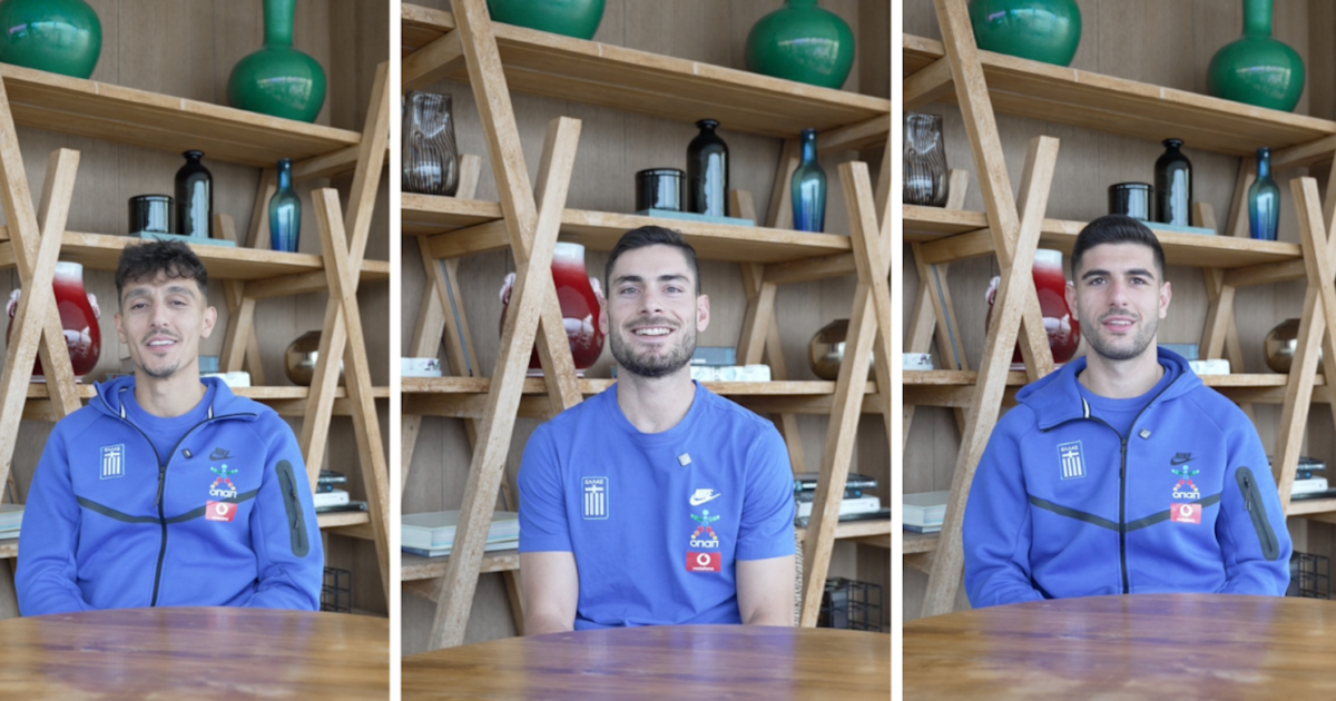 Giannoulis, Koulierakis and Massouras reveal their most special childhood memories of blue whites