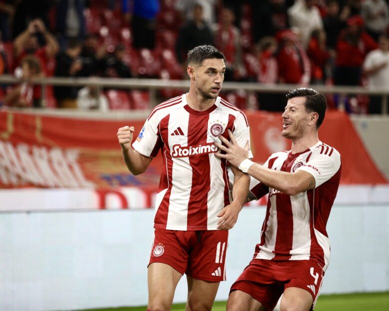 Ολυμπιακός – Βόλος 5-0: Γιάρεμτσουκ και Μπιανκόν έκαναν «πάρτι» στο Φάληρο για το Κύπελλο Ελλάδας Betsson