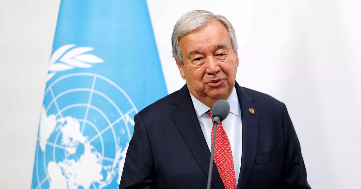 Antonio Guterres welcomes Hamas’s response to Trump for Gaza