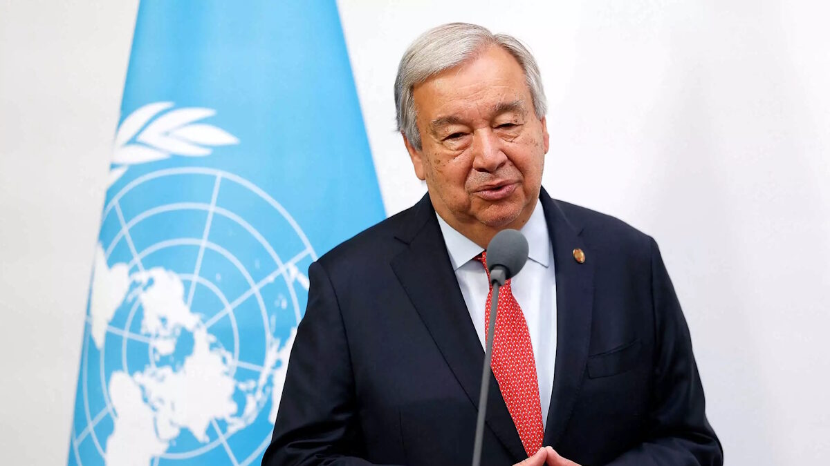 Ο γενικός γραμματέας του ΟΗΕ, Antonio Guterres