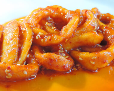 Καλαμάρι με μέλι και τσίλι