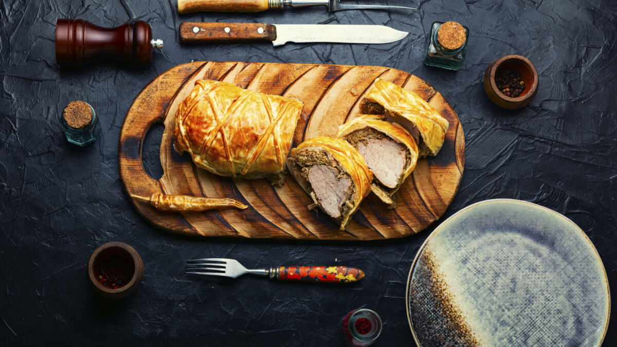 Ρολό με ψαρονέφρι και δαμάσκηνα