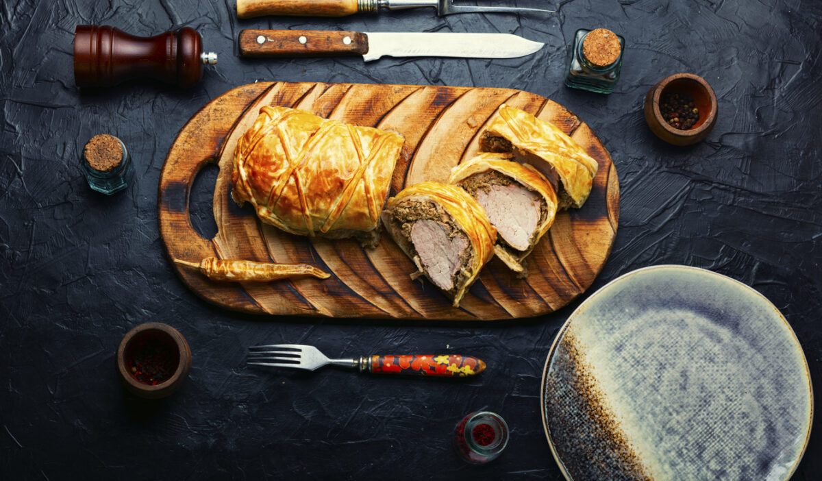 Ρολό με ψαρονέφρι και δαμάσκηνα