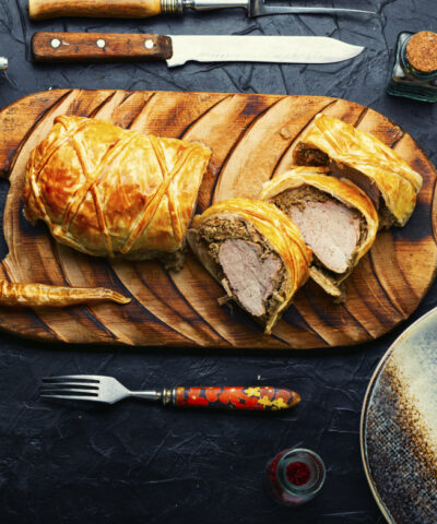 Ρολό με ψαρονέφρι και δαμάσκηνα