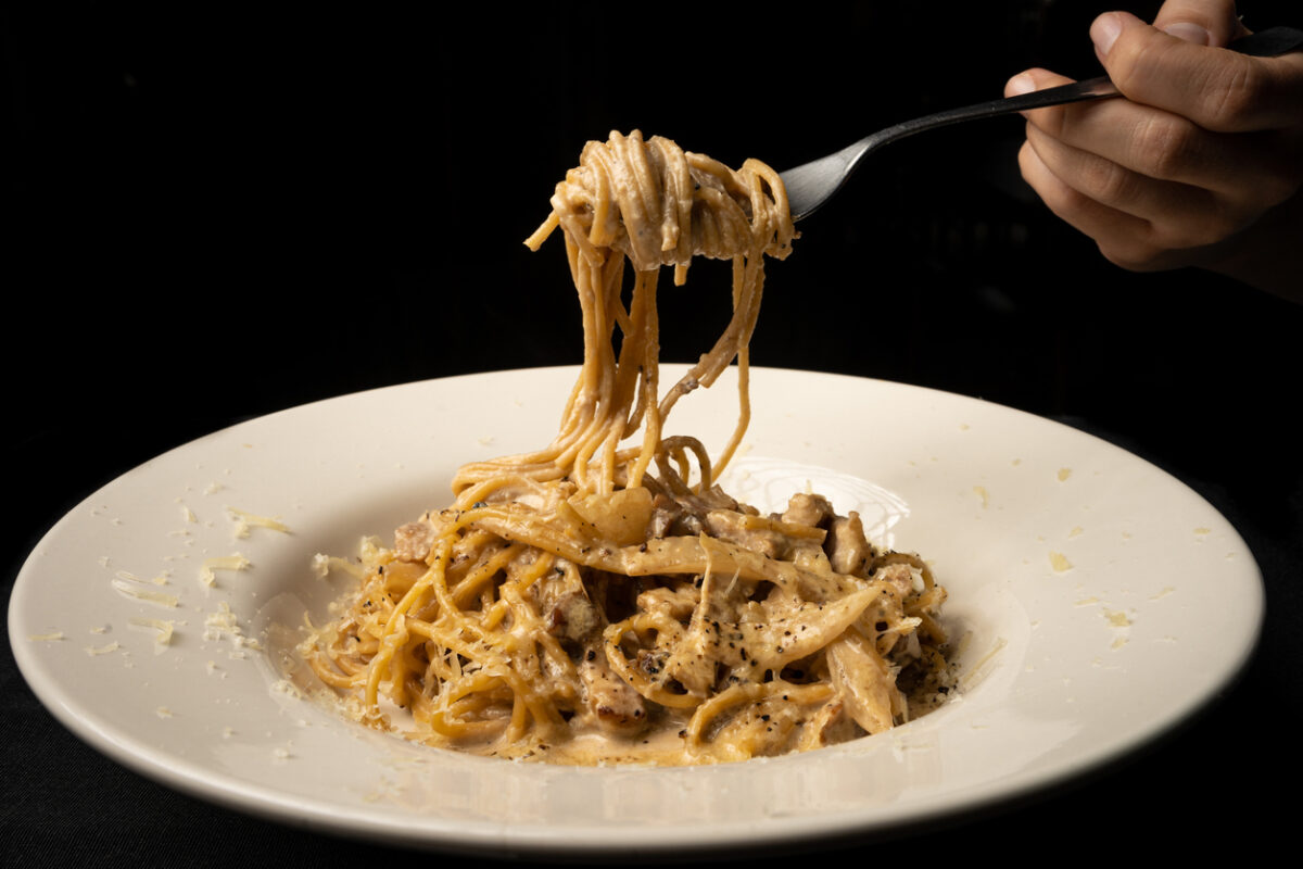 Ζυμαρικά αλφρέντο με μανιτάρια