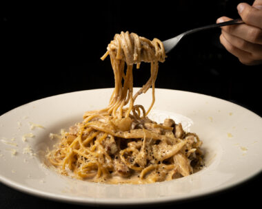 Ζυμαρικά αλφρέντο με μανιτάρια