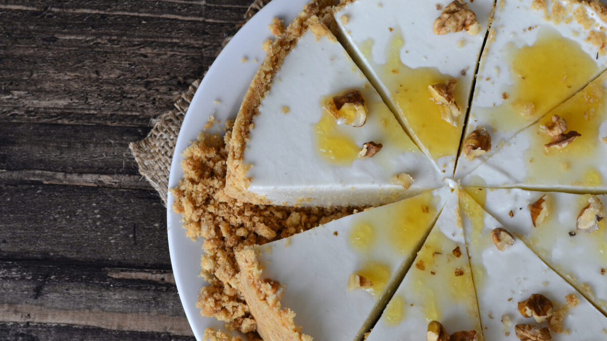 Cheesecake με φέτα και μέλι