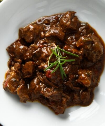 Κρέας κατσαρόλας με κάστανα