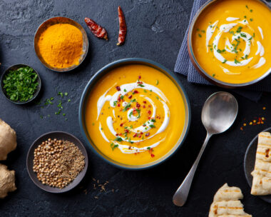 Καροτόσουπα με τζίντζερ