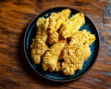 Τραγανό κοτόπουλο με βρώμη