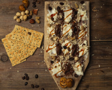 Γλυκό με κάστανα και μπισκότα