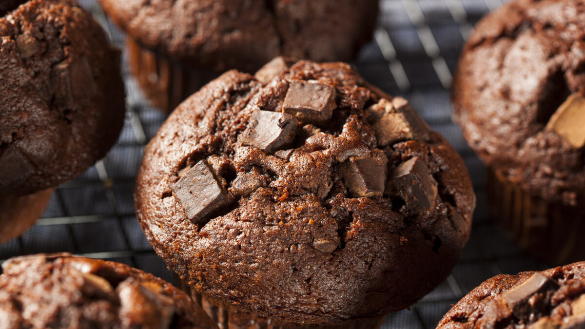 Muffin με σοκολάτα και κολοκύθα