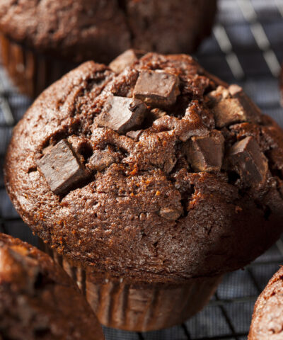 Muffin με σοκολάτα και κολοκύθα