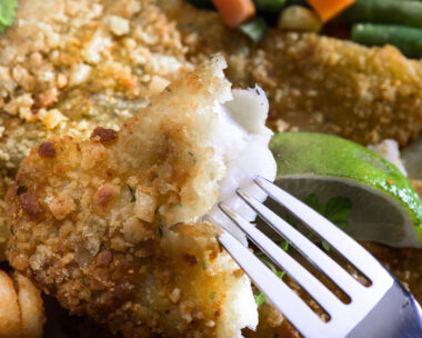 Ψάρι με κρούστα παρμεζάνας