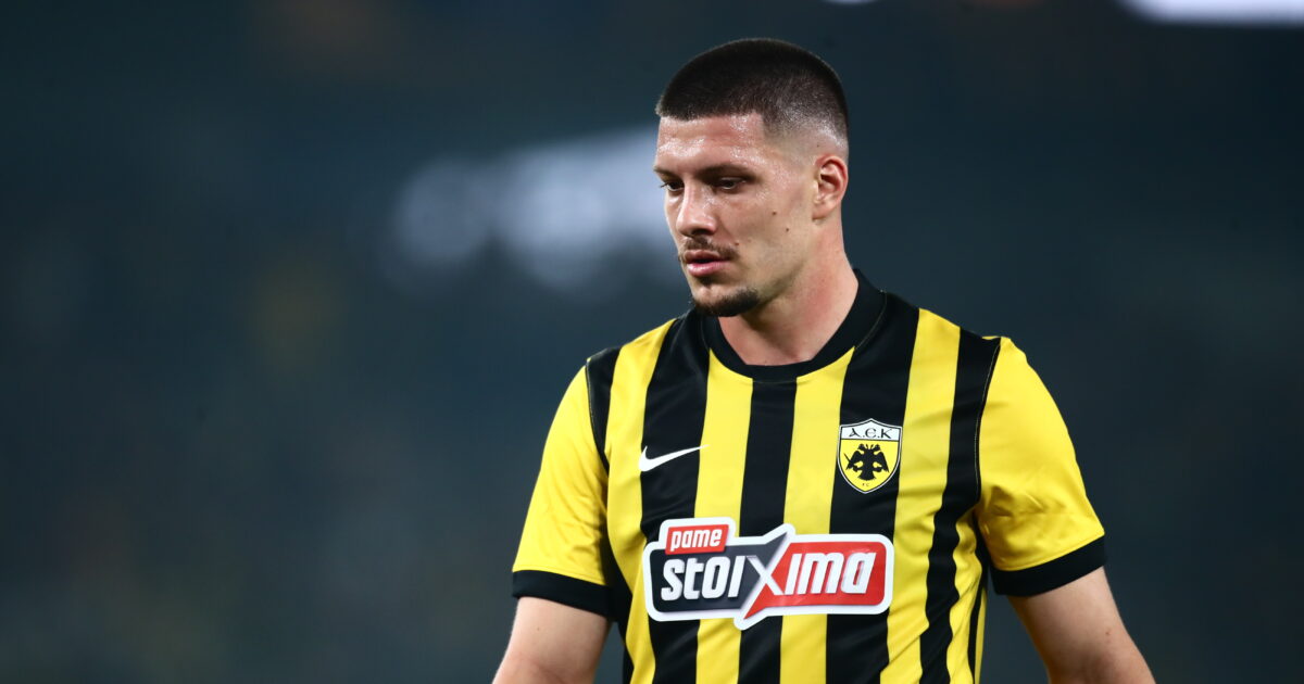 AEK: Union without Luka Jovic against Panaitolikos AEK: Union without Luka Jovic against Panaitolikos