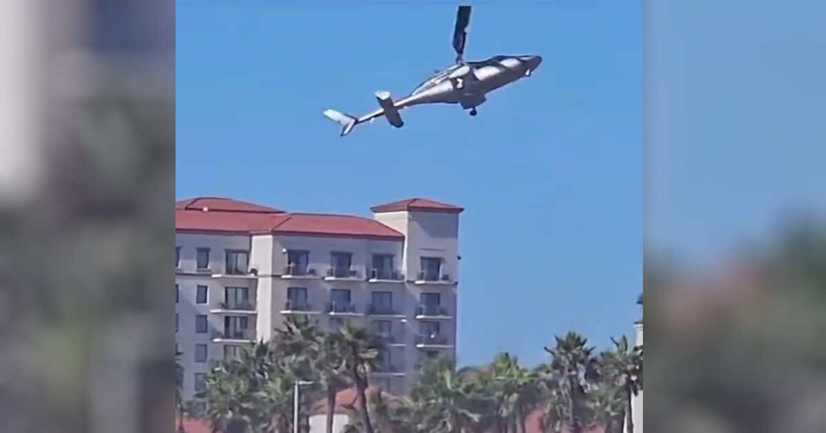 Helicopter crash in California: The moment falling in front of a crowd of people – 5 wounded in the hospital