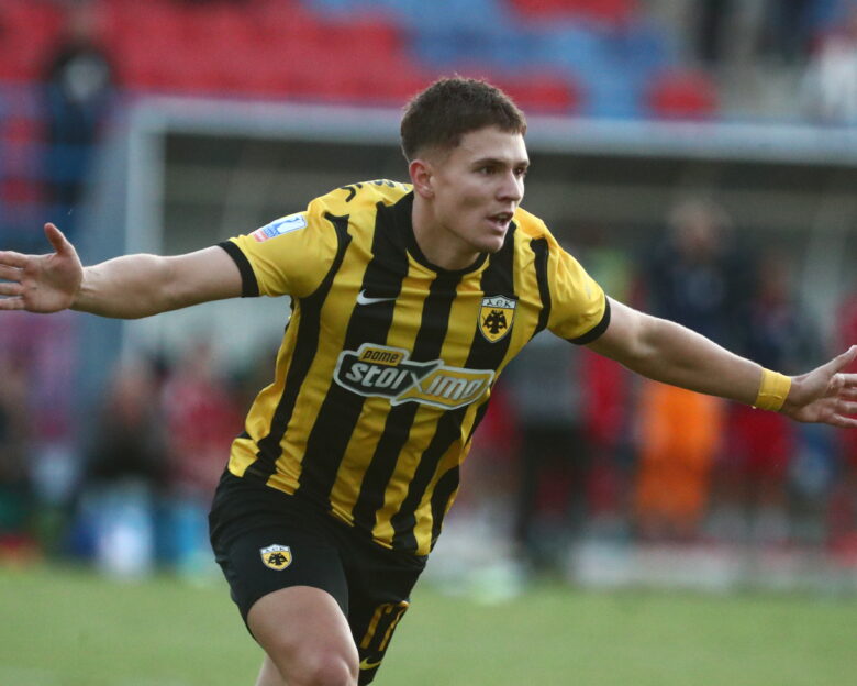 Το γκολ του Καλοσκάμη που έδωσε τη νίκη στην ΑΕΚ κόντρα στην Ηλιούπολη στο Κύπελλο Ελλάδας Betsson