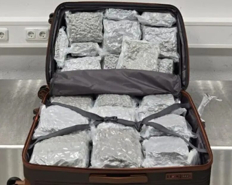 «Ελευθέριος Βενιζέλος»: 28χρονος προσπάθησε να περάσει 20 κιλά skunk