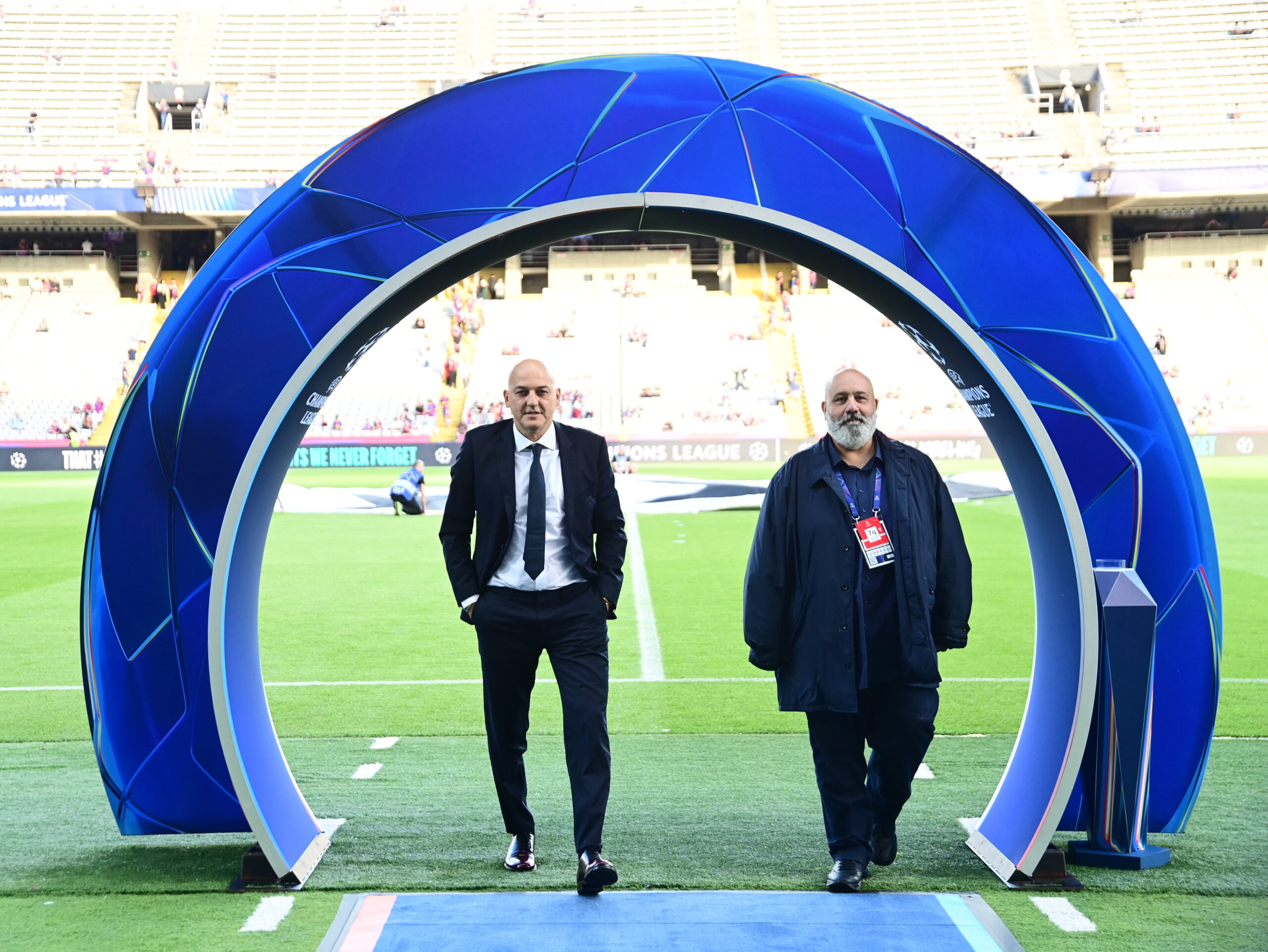 CHAMPIONS LEAGUE 2025-2026 / ΜΠΑΡΤΣΕΛΟΝΑ -  ΟΛΥΜΠΙΑΚΟΣ.  (ΓΙΩΡΓΟΣ ΜΑΤΘΑΙΟΣ / EUROKINISSI)