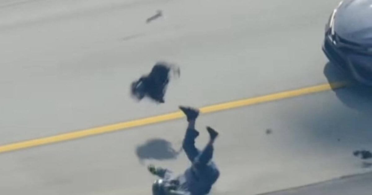 Film chase in Los Angeles: Off-duty police officer rammed the car of a driver who killed his colleague