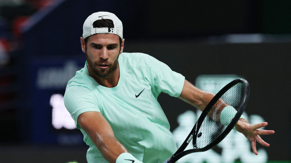 Ο Κατσάνοφ σε αγώνα του στο τουρ