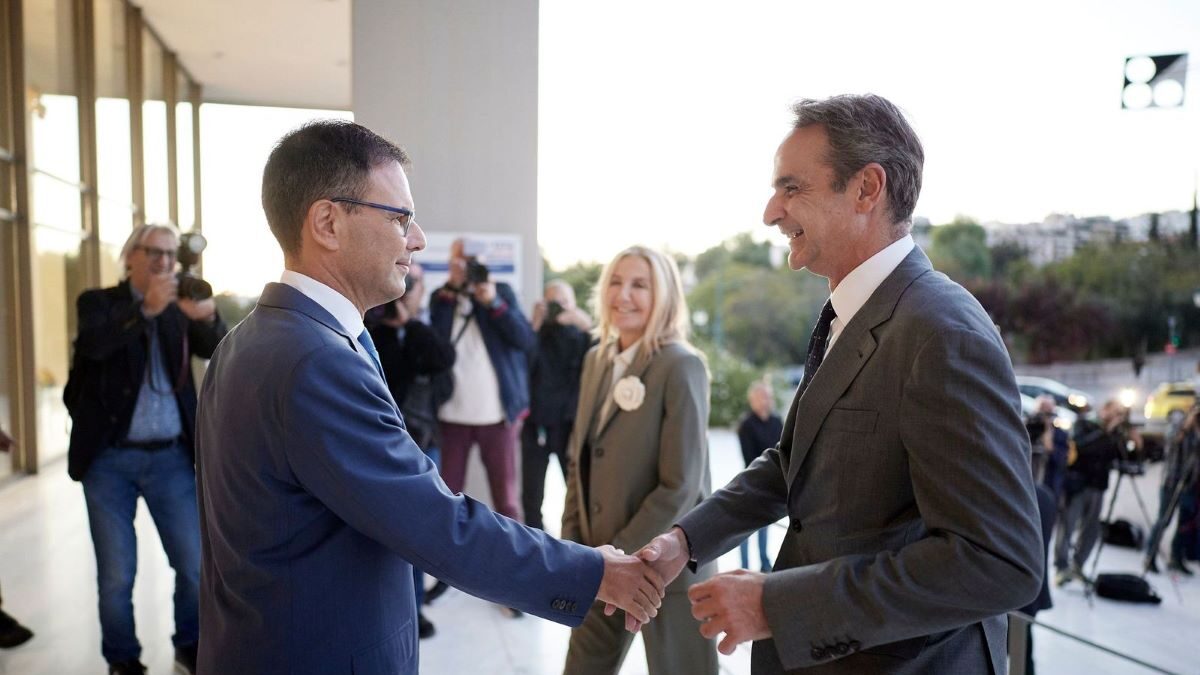 Οι Κυριάκος Μητσοτάκης και Αλέξης Πατέλης