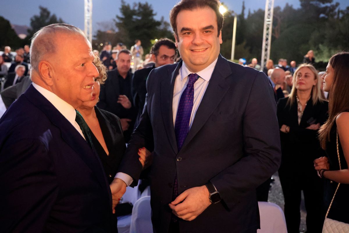 Κυριάκος Πιερρακάκης με τον Ευάγγελο Μυτιληναίο