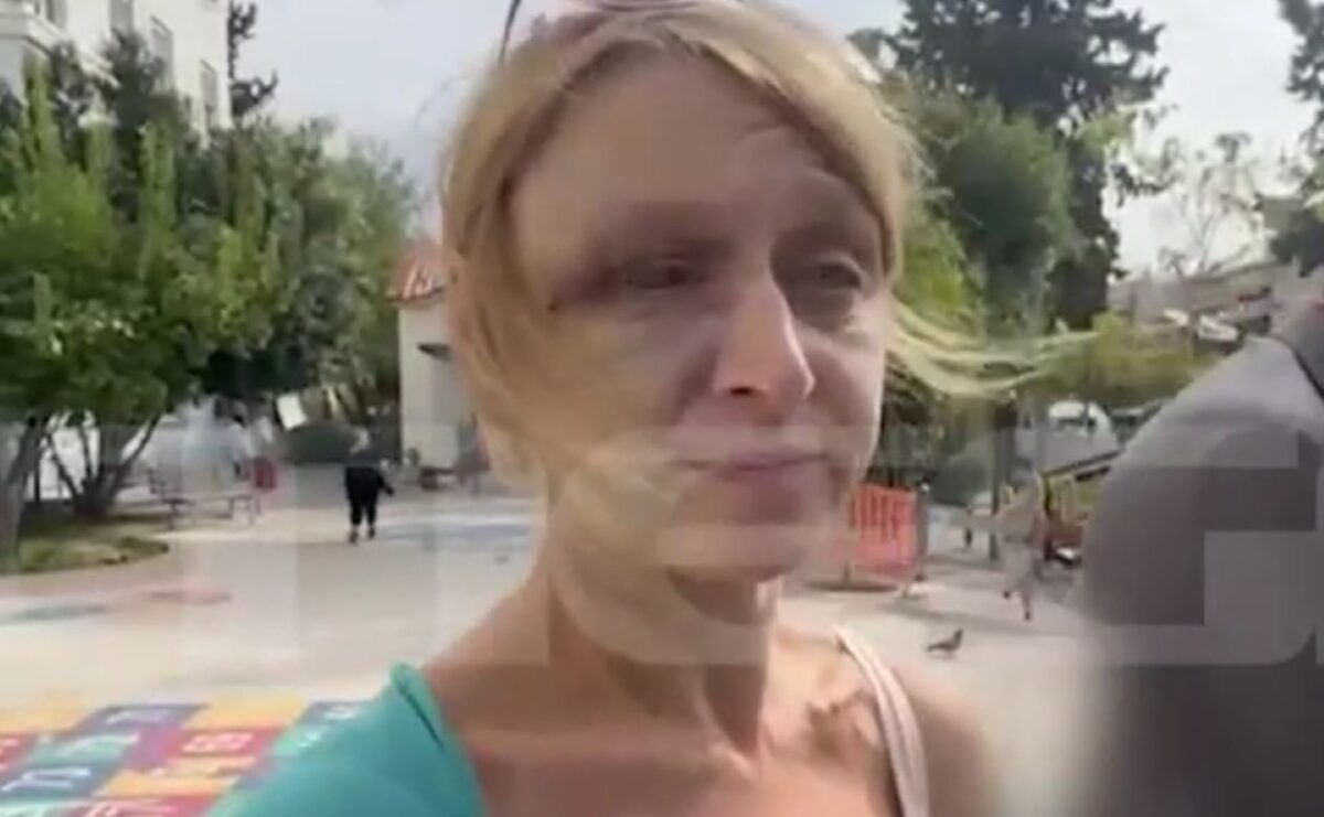 Η 40χρονη, θύμα ξυλοδαρμού από τον σύντροφό της στο Κορωπί