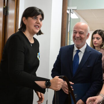 Συνάντηση του υπουργού Δικαιοσύνης Γιώργου Φλωρίδη με την επικεφαλής της Ευρωπαϊκής Εισαγγελίας, Λάουρα Κοβέσι