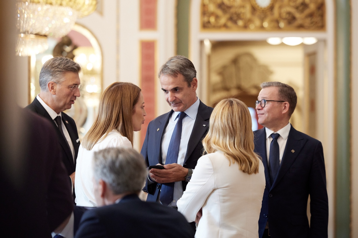 Ο Κυριάκος Μητσοτάκης στη Σύνοδο Κορυφής στην Κοπεγχάγη