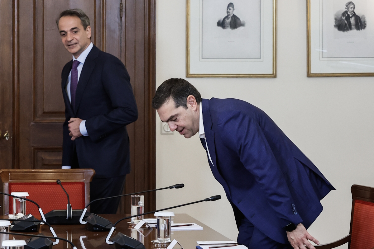 Κυριάκος Μητσοτάκης και Αλέξης Τσίπρας