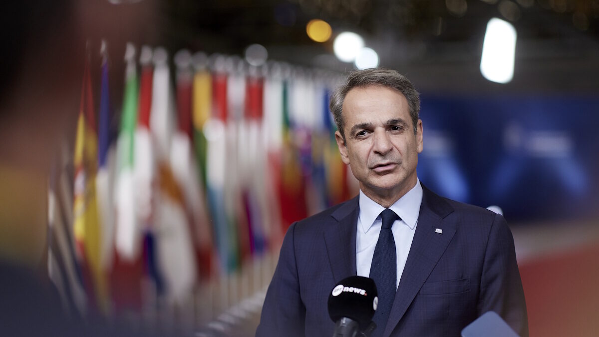 Ο πρωθυπουργός, Κυριάκος Μητσοτάκης στη Σύνοδο του Ευρωπαϊκού Συμβουλίου στις Βρυξέλλες
