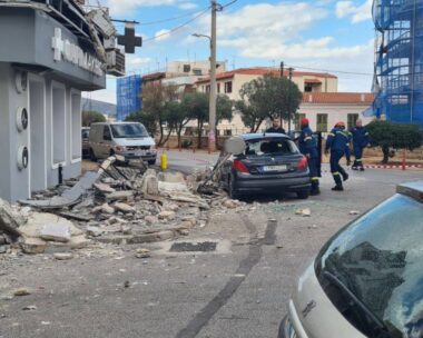 Κατάρρευση μπαλκονιού
