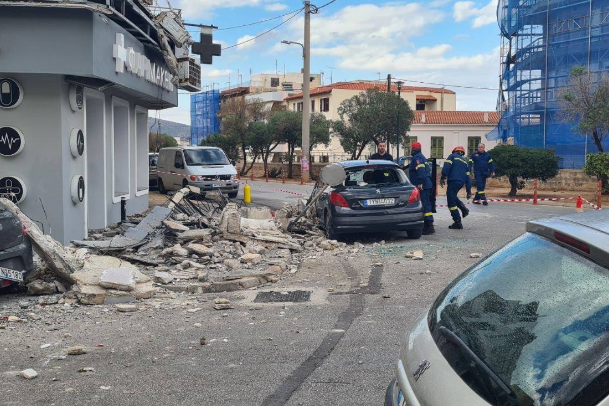 Κατάρρευση μπαλκονιού
