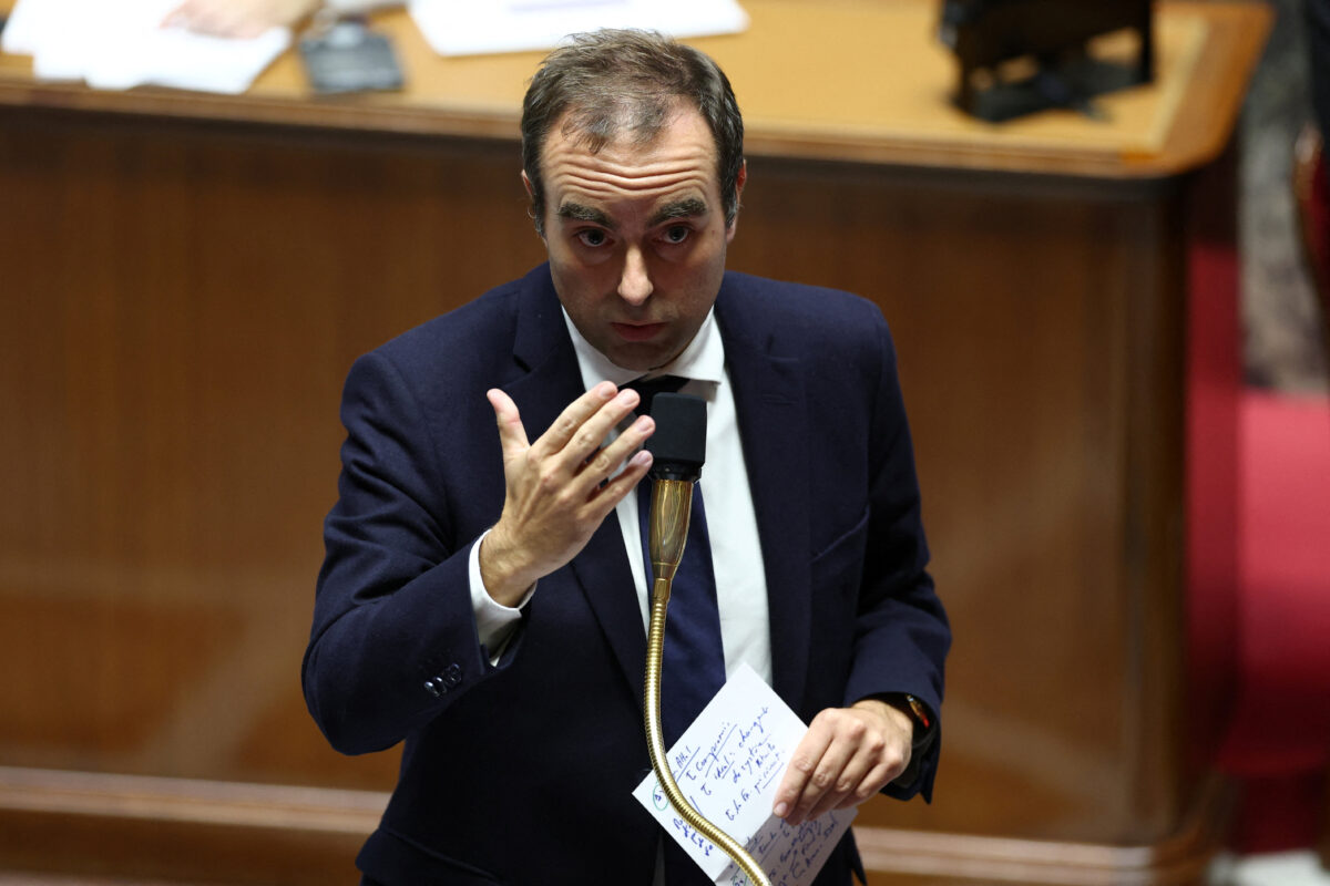 Ο πρωθυπουργός της Γαλλίας, Σεμπαστιέν Λεκορνί