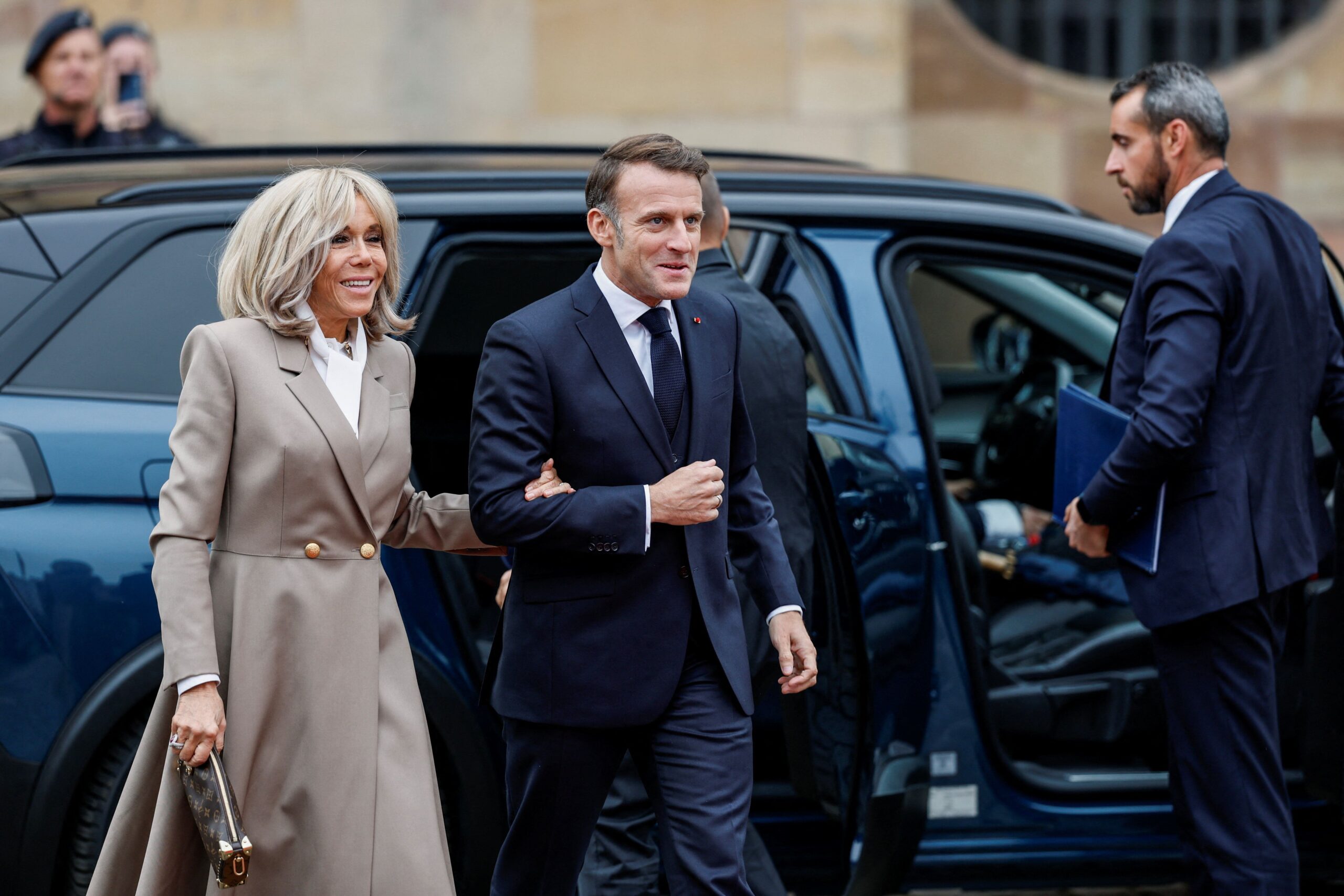 Η Μπριζίτ Μακρόν και ο Εμανουέλ Μακρόν